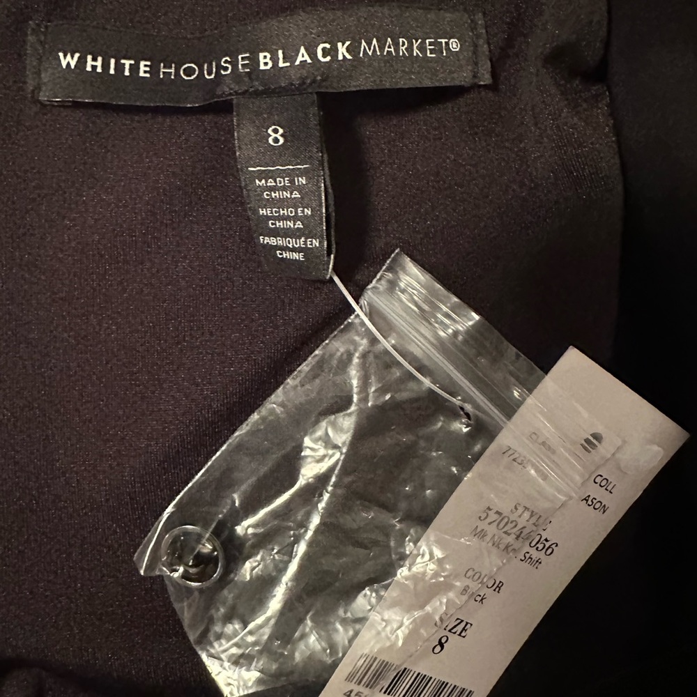 White House Black Market Black Dress